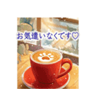 飛び出す❄️冬あったかカフェ-Winter Cafe-（個別スタンプ：16）