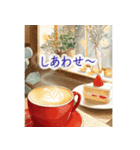 飛び出す❄️冬あったかカフェ-Winter Cafe-（個別スタンプ：23）