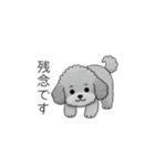 仕事で使いやすい敬語のトイプードル（個別スタンプ：31）