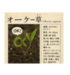 ⚫架空の草図鑑で日常会話（ダジャレ/ウケる（個別スタンプ：12）