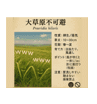⚫架空の草図鑑で日常会話（ダジャレ/ウケる（個別スタンプ：40）