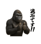 ゴリラのお誕生日＆ポジティブ（個別スタンプ：19）
