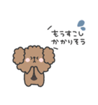 トイプードルさん◎家族恋人連絡 #1（個別スタンプ：17）