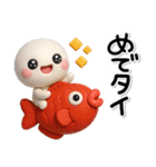 毎年使える♡冬のダジャレスタンプ【年賀】（個別スタンプ：5）