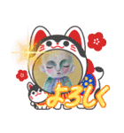 cozocobunアートスタンプお地蔵様スタンプ1（個別スタンプ：4）