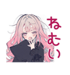 冬のくせつよゴシックガール★（個別スタンプ：16）