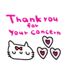 (nenerin日常会話スタンプ517英語気遣い)（個別スタンプ：16）