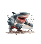 ボクシングサメは今日も暴走中（個別スタンプ：2）