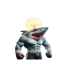 ボクシングサメは今日も暴走中（個別スタンプ：3）