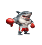 ボクシングサメは今日も暴走中（個別スタンプ：5）