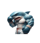 ボクシングサメは今日も暴走中（個別スタンプ：8）