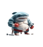 ボクシングサメは今日も暴走中（個別スタンプ：10）