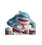 ボクシングサメは今日も暴走中（個別スタンプ：12）