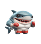 ボクシングサメは今日も暴走中（個別スタンプ：15）