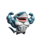 ボクシングサメは今日も暴走中（個別スタンプ：16）