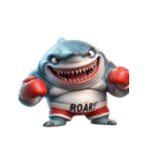 ボクシングサメは今日も暴走中（個別スタンプ：18）