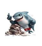 ボクシングサメは今日も暴走中（個別スタンプ：19）