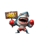 ボクシングサメは今日も暴走中（個別スタンプ：20）