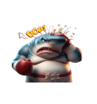 ボクシングサメは今日も暴走中（個別スタンプ：23）