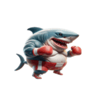 ボクシングサメは今日も暴走中（個別スタンプ：24）