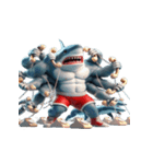 ボクシングサメは今日も暴走中（個別スタンプ：26）