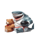 ボクシングサメは今日も暴走中（個別スタンプ：27）