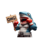 ボクシングサメは今日も暴走中（個別スタンプ：29）