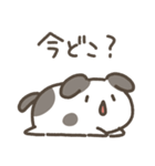 もっちりゆるいぬ～家族連絡用（個別スタンプ：11）