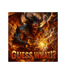 魔界の王 - ベルゼブブ（個別スタンプ：34）