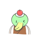 カモけんぴ 表情スタンプ（個別スタンプ：2）