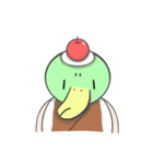 カモけんぴ 表情スタンプ（個別スタンプ：11）