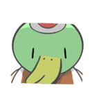カモけんぴ 表情スタンプ（個別スタンプ：24）