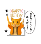 推し活ハムさん(オレンジ担)（個別スタンプ：14）