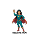 スーパーガールの英語フレーズ（個別スタンプ：3）