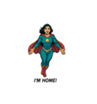 スーパーガールの英語フレーズ（個別スタンプ：4）