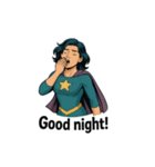 スーパーガールの英語フレーズ（個別スタンプ：5）