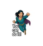 スーパーガールの英語フレーズ（個別スタンプ：11）