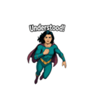 スーパーガールの英語フレーズ（個別スタンプ：19）