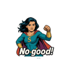 スーパーガールの英語フレーズ（個別スタンプ：27）