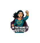 スーパーガールの英語フレーズ（個別スタンプ：32）