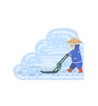 冬のふるまい（個別スタンプ：6）