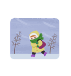冬のふるまい（個別スタンプ：7）