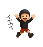 ある週末＊登山くんスタンプ【3D】（個別スタンプ：12）