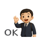 ある週末＊登山くんスタンプ【3D】（個別スタンプ：18）