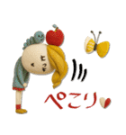 mottoのおとな女子ドール♡丁寧（個別スタンプ：7）