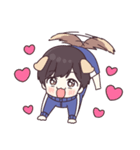 ガウガウ♡わんこモードのジャージくん（個別スタンプ：5）