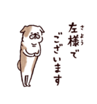 ◯とても敬語すぎる犬たち◯（個別スタンプ：7）