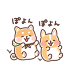 まるまるコーギーところころ柴犬（個別スタンプ：28）