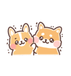まるまるコーギーところころ柴犬（個別スタンプ：29）