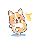 まるまるコーギーところころ柴犬（個別スタンプ：38）